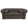 Sofá Chesterfield 02 Lugares 1.80 Cm Cor Marrom Corano 2800 Jr
