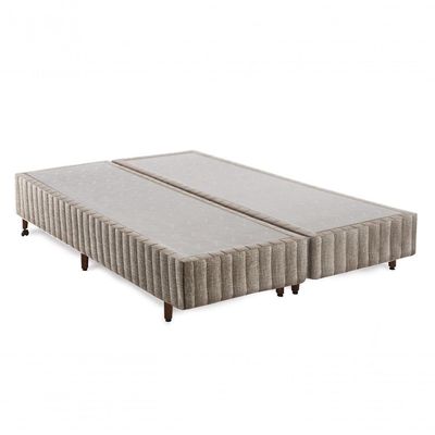 Colchão Natural Gel Articulado Marrom 25cm Opcionais Box E Kit Zen Medida King 193x203cm