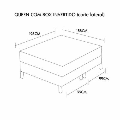 Colchão Firme Natural 2025- 100% Latex Firme Opcionais Box E Kit Spa Medida Queen 158x198cm