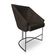 Kit 8 Poltronas Luxo Alana Suede Base Ferro Preto - Pallazio Cor Marrom