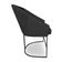 Kit 2 Poltronas Luxo Alana Veludo Preto Base Ferro Preto - Pallazio