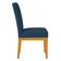 Kit 6 Cadeiras De Jantar Brisa Suede Base De Madeira - Pallazio Cor Azul Marinho