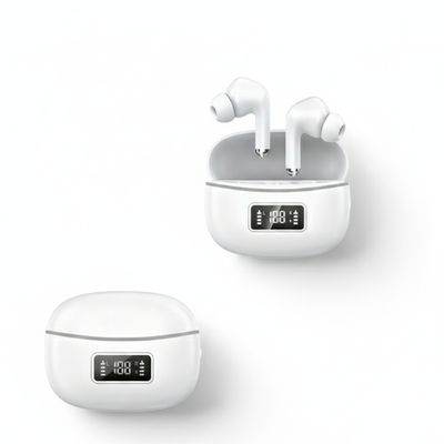 Fone de Ouvido Airpods com Tela LED Branco