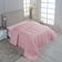 Edredom Minimal Queen Super Macio Malha 100% Algodão 01 Peça - Rose