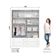 Guarda Roupa Solteiro 4 Portas E 4 Gavetas Amy Casa 812 Branco Hp