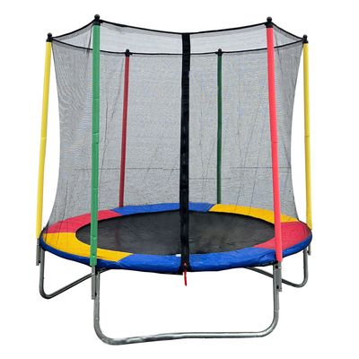 Cama Elástica Play & Fun Colorida 244x180cm