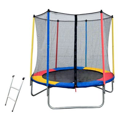 Cama Elástica Play & Fun Colorida 244x180cm