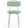 Kit 06 Cadeiras Decorativa Estofada Para Sala De Jantar Barcelona Arena L02 Linho Verde Menta - Lyam Decor