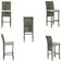Mesa Bistrô 2 Banquetas Roma Marrom Corda Náutica 3 Trama Verde