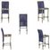 Mesa Bistrô E 2 Banquetas Roma Fendi Corda Estofado 5 Trama Azul