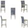 Mesa Bistrô E 2 Banquetas Roma Fendi Corda Estofado 7 Trama Prata