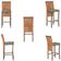 Mesa Bistrô E 4 Banquetas Roma Marrom Corda Estofado 5 Trama Terra Cota