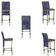 Mesa Bistro E 2 Banquetas Roma Fendi Corda Náutica 11 Azul