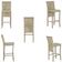 Mesa Bistrô E 4 Banquetas Roma Fendi Corda Estofado 7 Trama Rami