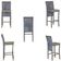 Mesa Bistrô E 4 Banquetas Roma Marrom Corda Estofado 8 Trama Prata