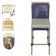 Mesa Bistrô Com 4 Banquetas Roma Fendi Corda Náutica 3 Trama Azul