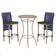 Mesa Bistro E 2 Banquetas Roma Fendi Corda Náutica 13 Azul
