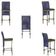 Mesa Bistro E 2 Banquetas Roma Fendi Corda Náutica 13 Azul