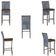 Mesa Bistrô E 4 Banquetas Roma Marrom Corda Estofado 9 Trama Prata