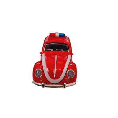Netcar Metal Fusca Fricção Bombeiro 1/32 - Net Toy