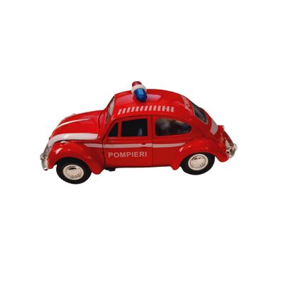 Netcar Metal Fusca Fricção Bombeiro 1/32 - Net Toy
