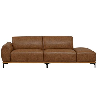 Sofá Living Unne 3 Lugares 180cm Terminal Esq. Corano Caramelo - Nexta Casa