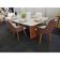 Sala De Jantar Vidro 6 Cadeiras 2,0x1,0 River Requinte Salas