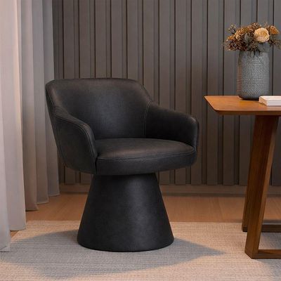 Cadeira De Mesa De Jantar Jade Base Cone Corano Preto - Nexta Casa