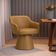Cadeira De Mesa De Jantar Jade Base Cone Corano Camel - Nexta Casa