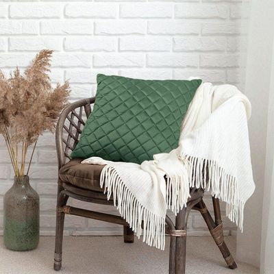 Almofadas Tressê Decorativas 40x40cm Veludo - Nexta Casa Cor Verde