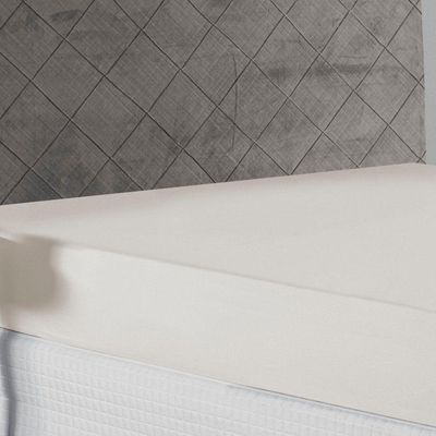 Lençol Com Elástico Casal Nobre 1 Peça 30cm De Altura Malha 100% Algodão - Palha
