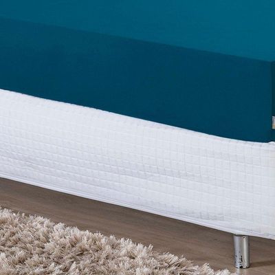 Jogo De Cama Solteiro Nobre 2 Peças Lençol Com Elástico De 30cm De Altura Malha 100% Algodão - Petróleo