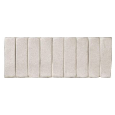Cabeceira Painel King 1,95m Holanda Suede - Pallazio Cor Bege