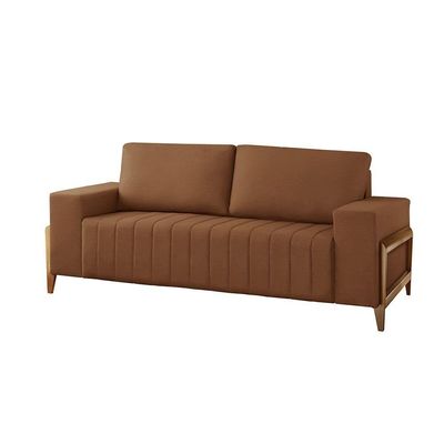 Sofá 2x3 Lugares Verona Meu Sofá Online B020 Veludo Terra