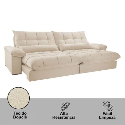 Sofá Liz 02 Módulos De 100cm Br 25cm Meu Sofá Online A231 Linho Cinza Escuro