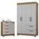 Cômoda 868 4 Gavetas E 1 Porta Com Guarda Roupa Solteiro Tóquio 4 Portas Castanho Off White - Poquema