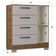 Cômoda 868 4 Gavetas E 1 Porta Com Guarda Roupa Solteiro Tóquio 4 Portas Castanho Off White - Poquema