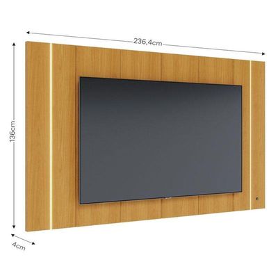 Painel Para Tv Home Suspenso Maggiore 2.3 Naturale - Colibri