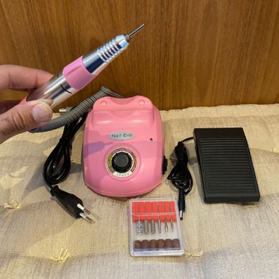 Motor Lixadeira Elétrica para Unhas Nail Drill 30k RPM – Profissional e Portátil
