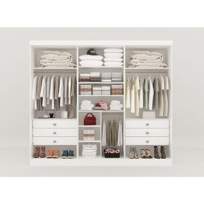 Guarda Roupa Casal 6 Portas 6 Gav - Da Vinci Ripado D'doro