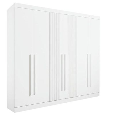 Guarda Roupa Casal 6 Portas 6 Gav - Da Vinci Ripado D'doro