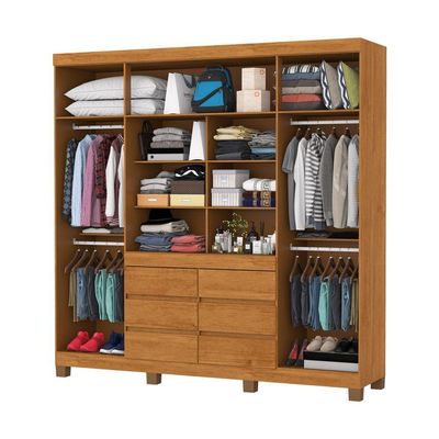 Guarda Roupa 4 Portas 6 Gavetas Xline -grand Line