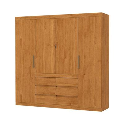 Guarda Roupa 4 Portas 6 Gavetas Xline -grand Line