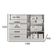 Cômoda Para Quarto Com Sapateira 5 Gavetas - Space-branco - Móveis Horizonte