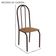 Kit 6 Cadeiras Ilhabela Estrutura Em Aço Marrom Tecido Jambo