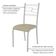 Conjunto Sala De Jantar Mila 4 Cadeiras Ella Branca C- Creme