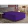Lençol Com Elástico Queen Nobre 1 Peça Luva De Box 55cm De Altura Malha 100% Algodão - Roxo