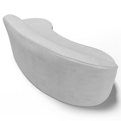 Sofá Living 2 Lugares 180cm Braço Esquerdo Mozart D06 Linho Cinza - Mpozenato