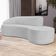 Sofá Living 2 Lugares 180cm Braço Esquerdo Mozart D06 Linho Cinza - Mpozenato
