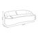 Sofá 5 Lugares Para Sala De Estar Living 280cm Theo D06 Veludo Bordô - Mpozenato